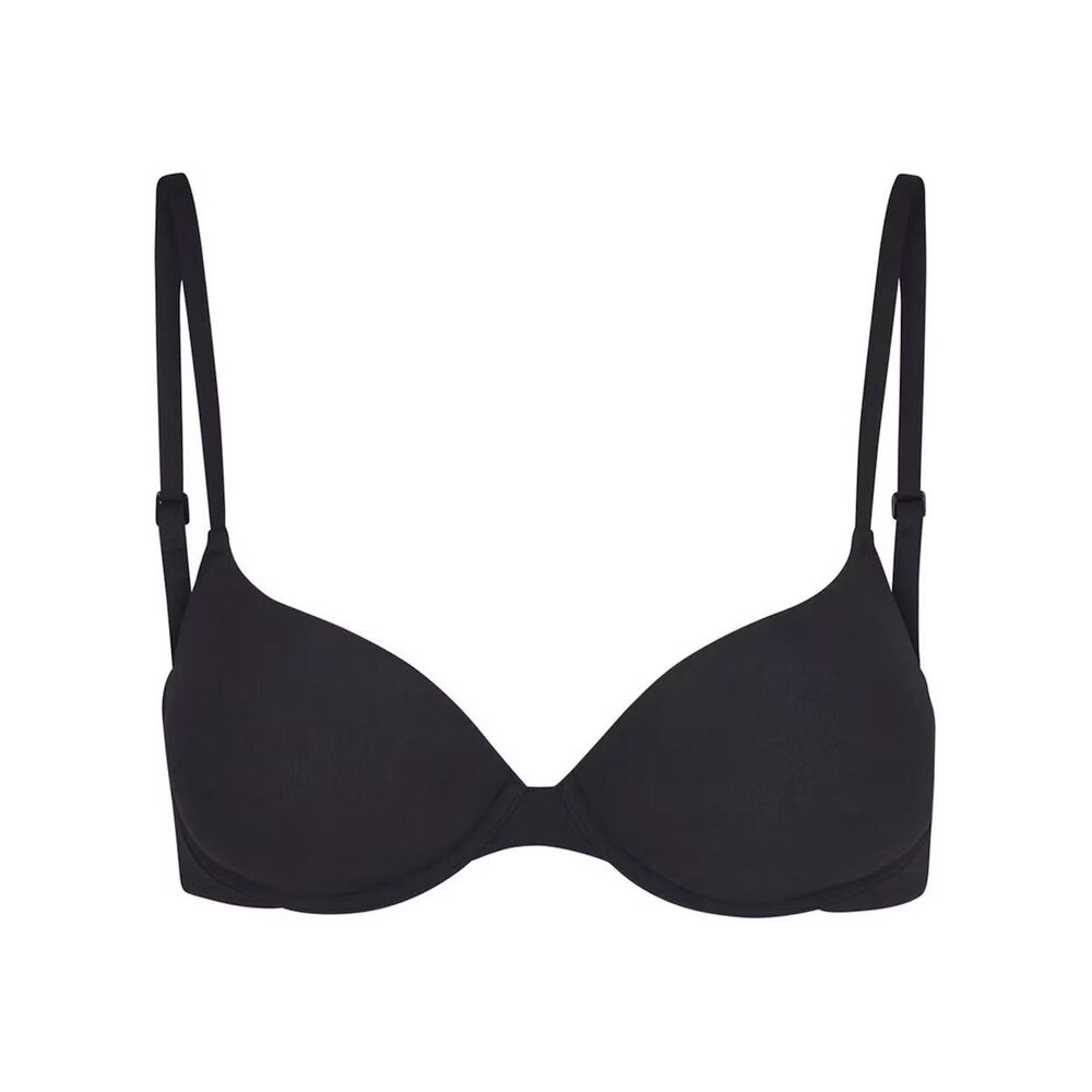 Skims Fits Everybody Pushup Demi Bra Onyx Size 32C